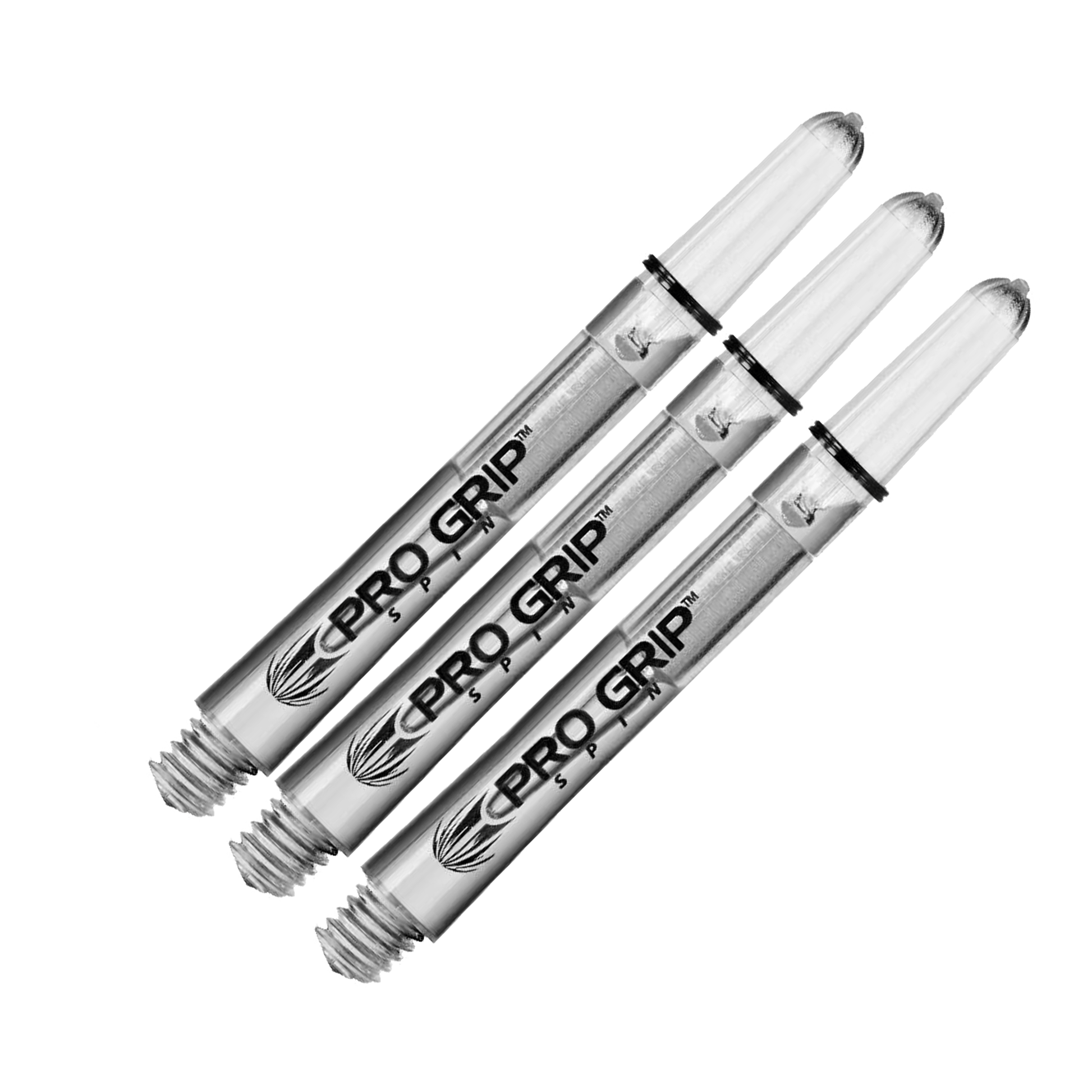 Target Pro Grip Spin - Nylon Dart Shafts Clear / Medium (48mm) Shafts