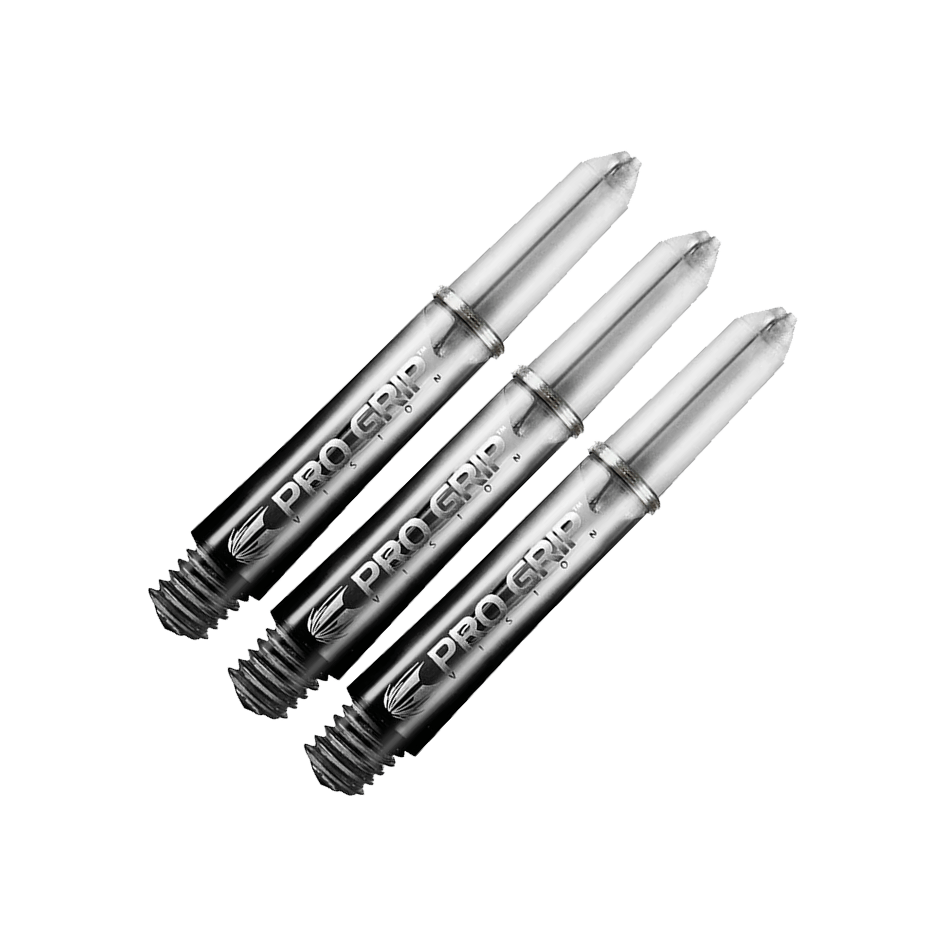 Target Pro Vision Short (34mm) Polycarbonate Dart Shafts Black Shafts