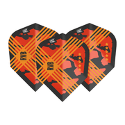Target RVB G3 Pro Ultra No. 6 Dart Flights Black/Orange Flights