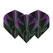 Winmau Prism Alpha Simon Whitlock Standard Dart Flights Black / Purple Flights